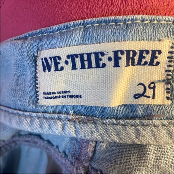 We The Free Sky Blue Flare Jeans - Picture 5 of 8